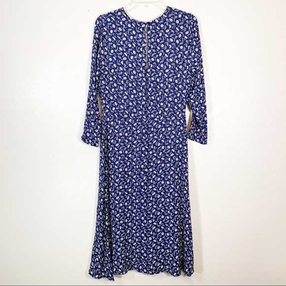 Reformation Blue Moon Dress Monterey Size 10 NWT - Picture 7 of 11